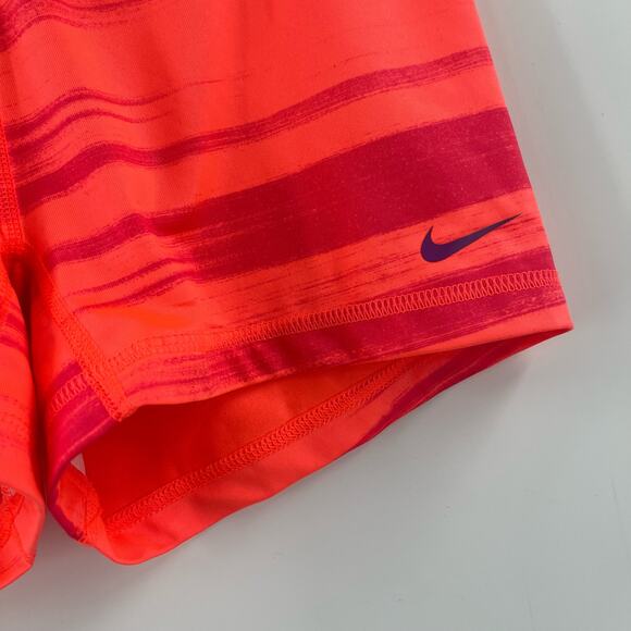 NIKE GOLF Shorts Tour Performance Dri-Fit Stretch Lightweight Gym Orange Stretch - Picture 8 of 13